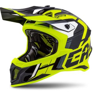 Motocross sisak Cassida Cross Pro II Contra fluo sárga-szürke-fekete