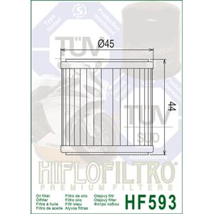 Olajszűrő HIFLOFILTRO HF593