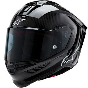 Integrált motoros sisak Alpinestars Supertech R-10 Solid 2024 korom