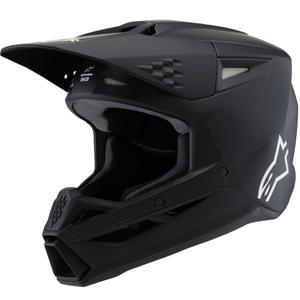 Alpinestars S-M3 SOLID 2025 gyerek motokrossz bukósisak fekete matt