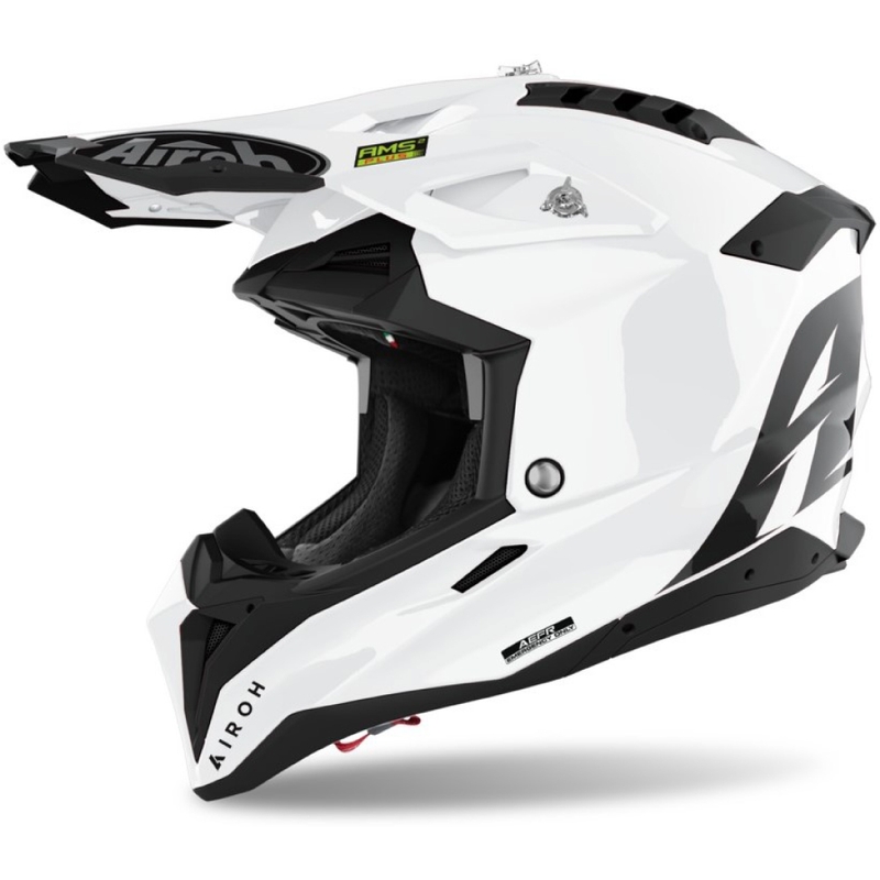 Airoh Aviator 3.0 Color motocross sisak fehér fényes
