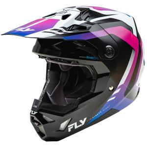 FLY Racing Formula CP motocross sisak fehér-fekete-lila