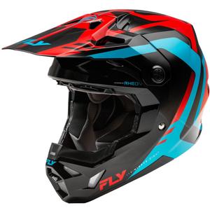 FLY Racing Formula CP motocross sisak piros-fekete-kék
