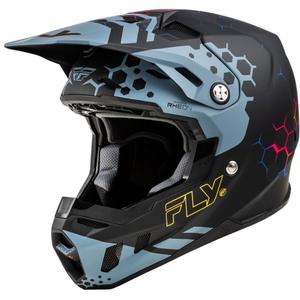 FLY Racing Formula CC Tektonic motokrossz sisak fekete-szürke