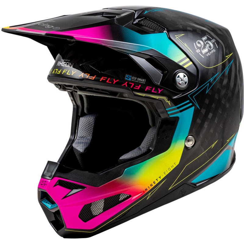 FLY Racing Formula S motokrossz bukósisak fekete-kék