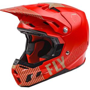 FLY Racing Formula CC Primary motocross bukósisak piros-homokszín