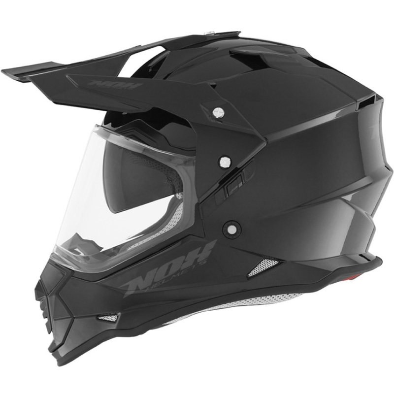 Enduro sisak NOX N312 feketefény