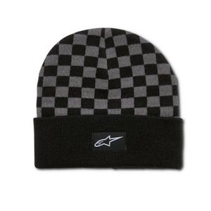 Alpinestars Checkered Cuff Beanie sapka fekete-szürke