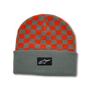 Alpinestars Checkered Cuff Beanie sapka kék-narancs