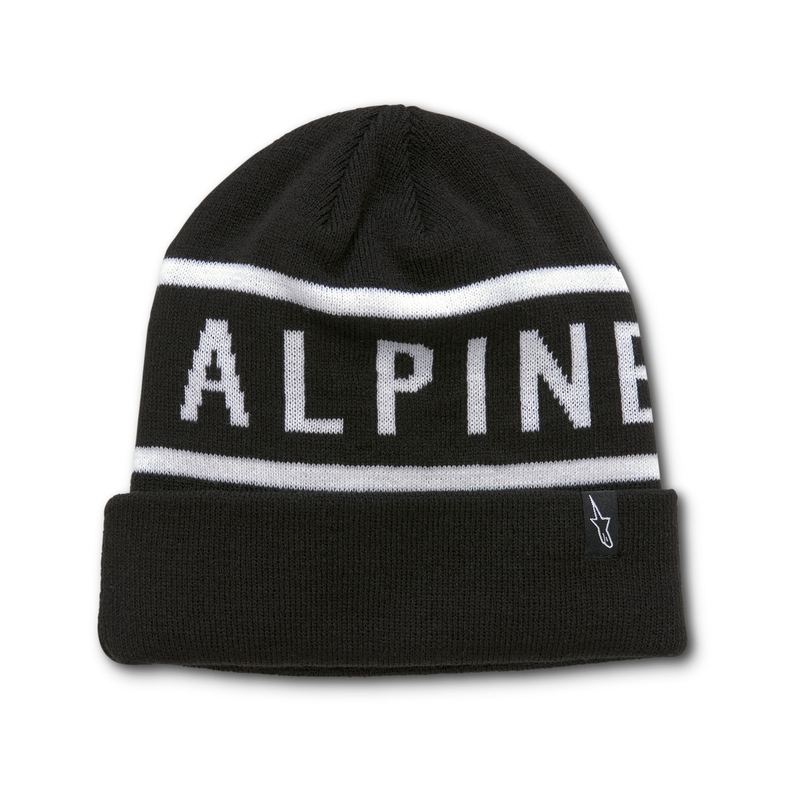 Alpinestars Wordy Cuff Beanie sapka fekete-fehér