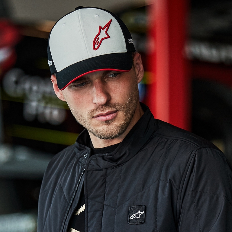Aplinestars Sessionized Snapback sapka fehér-fekete-piros