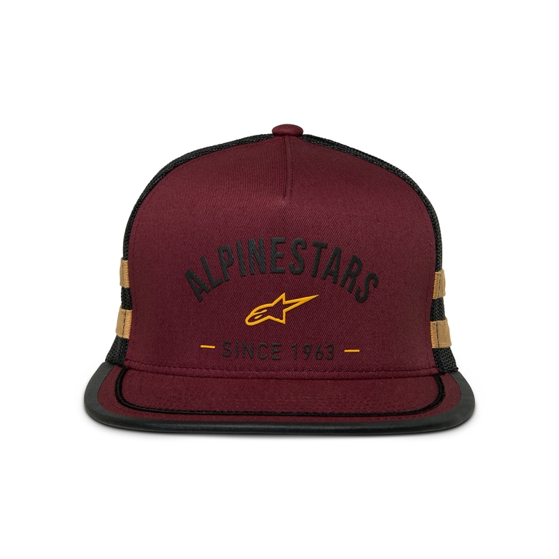Aplinestars Backline Trucker sapka téglavörös-fekete-arany
