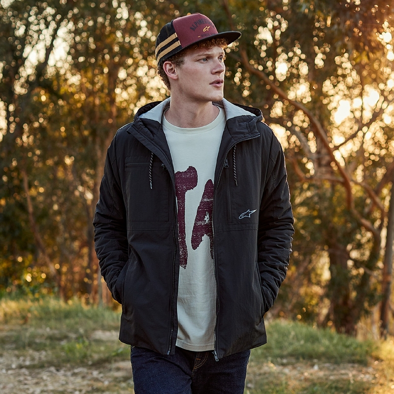 Aplinestars Backline Trucker sapka téglavörös-fekete-arany