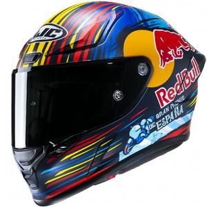 HJC RPHA 1 Redbull Jerez GP MC21SF zárt bukósisak piros-sárga-kék