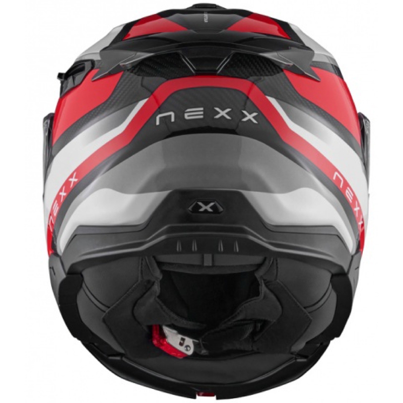 Nexx X.Lifetour PRO Mile felnyitható motoros bukósisak fehér-piros kiárusítás