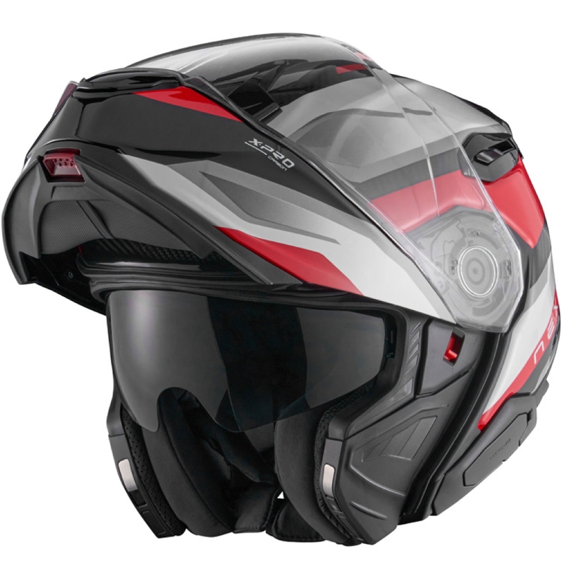 Nexx X.Lifetour PRO Mile felnyitható motoros bukósisak fehér-piros kiárusítás