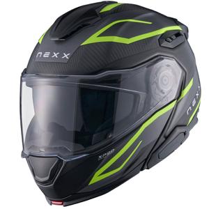 Vyklápěcí helma na motorku Nexx X.Lifetour PRO Mile matná šedo-fluo žlutá