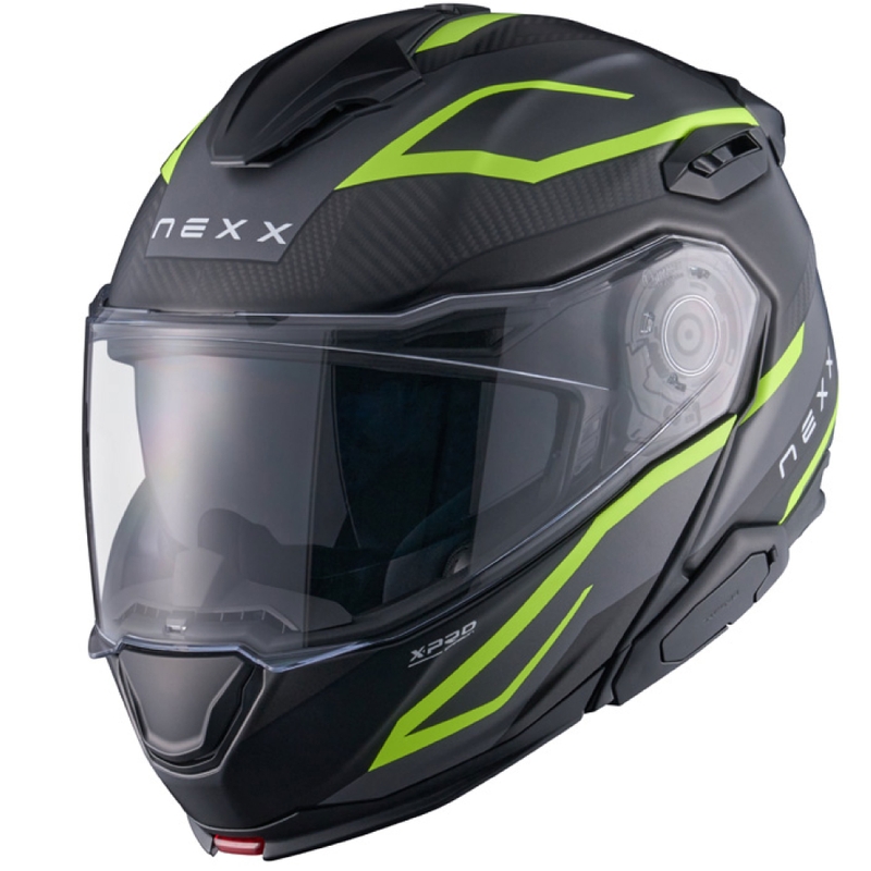 Nexx X.Lifetour PRO Mile felnyitható motoros bukósisak matt szürke-fluo sárga