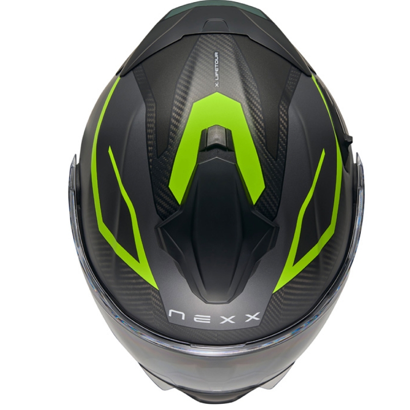 Nexx X.Lifetour PRO Mile felnyitható motoros bukósisak matt szürke-fluo sárga