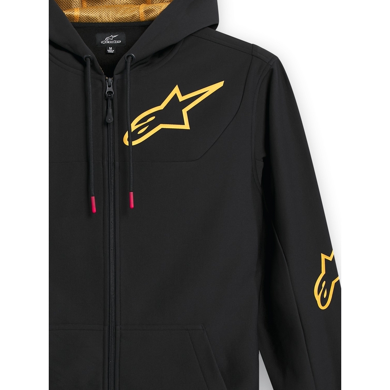 Alpinestars Sessions 3 Hoodie kapucnis pulóver fekete-arany