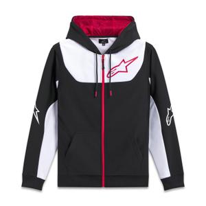 Alpinestars Sessions 3 Hoodie kapucnis pulóver fekete-fehér-piros