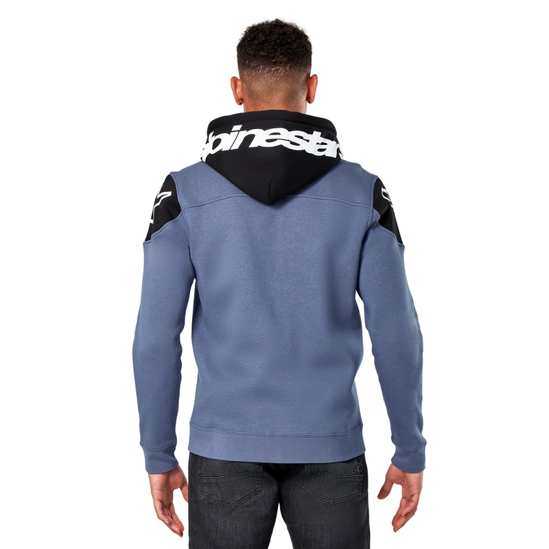 Alpinestars Velocity kapucnis pulóver kék-fekete