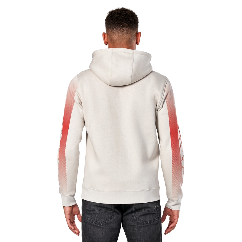 Alpinestars Arising Hoodie kapucnis pulóver offwhite-kék-piros