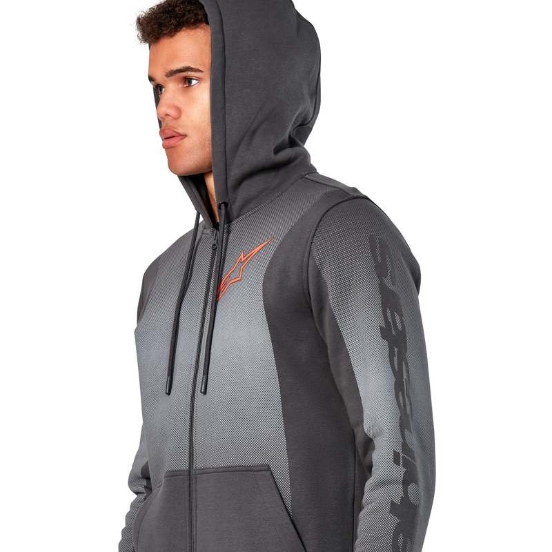 Alpinestars Arising Hoodie kapucnis pulóver sötétszürke-világosszürke