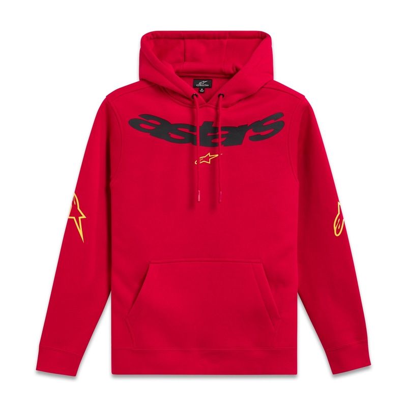 Alpinestars Elliptic Hoodie kapucnis pulóver piros