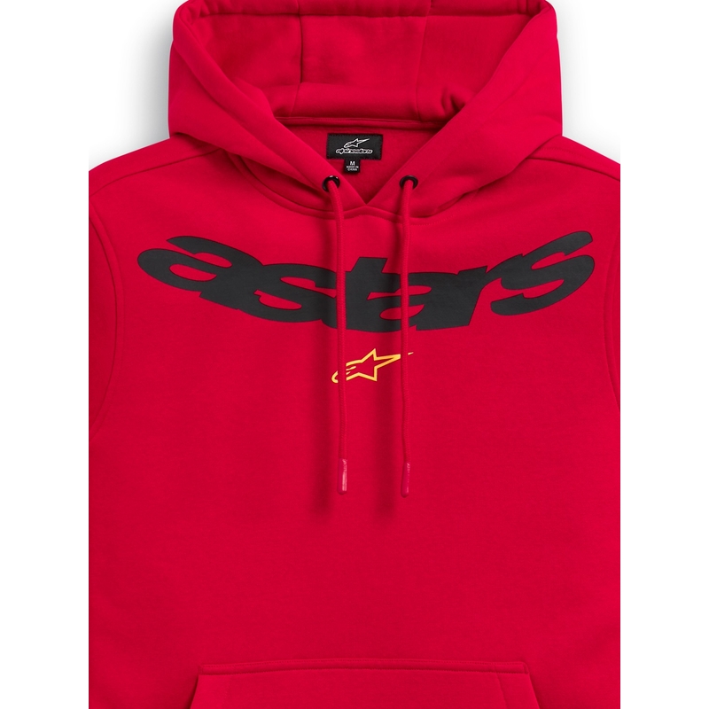 Alpinestars Elliptic Hoodie kapucnis pulóver piros