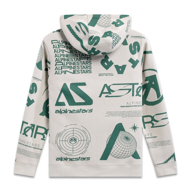 Alpinestars Determinant Hoodie kapucnis pulóver offwhite