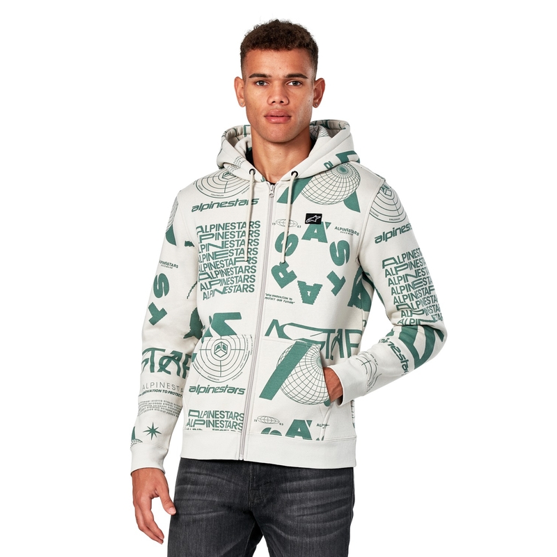 Alpinestars Determinant Hoodie kapucnis pulóver offwhite