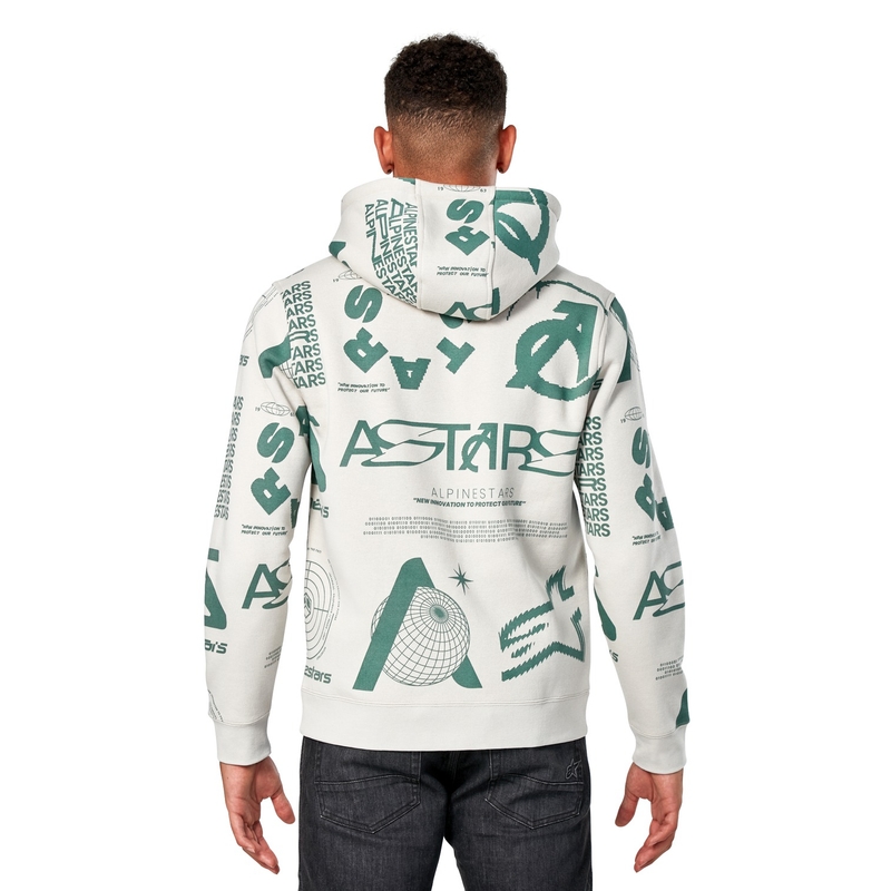 Alpinestars Determinant Hoodie kapucnis pulóver offwhite