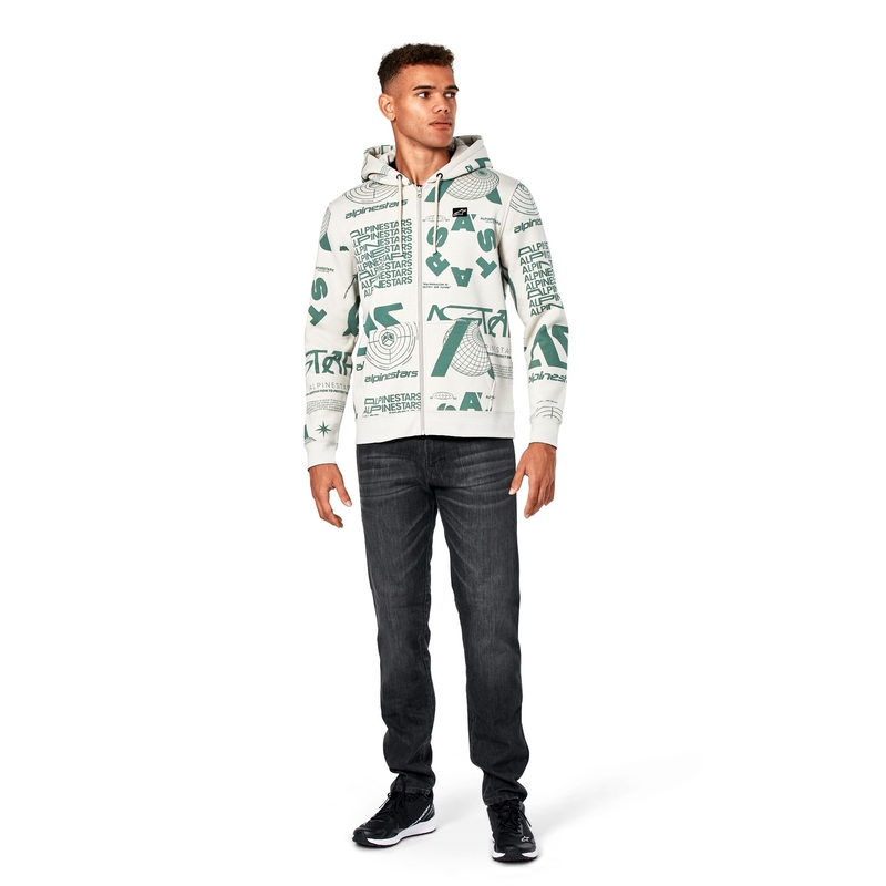 Alpinestars Determinant Hoodie kapucnis pulóver offwhite