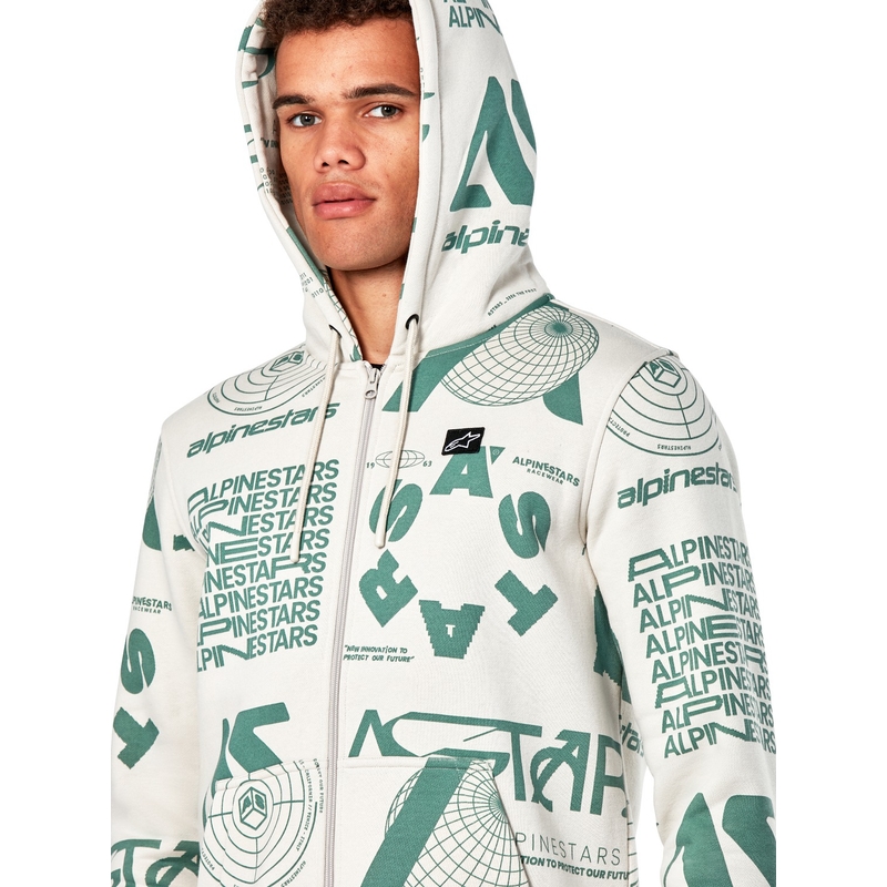 Alpinestars Determinant Hoodie kapucnis pulóver offwhite