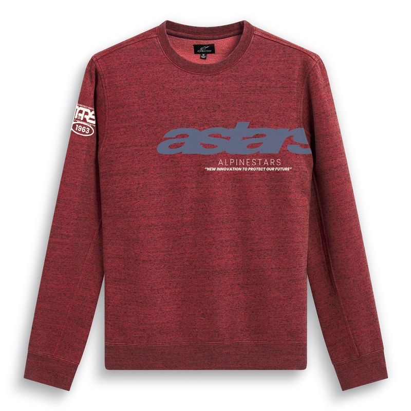 Alpinestars Episode Crew Fleece pulóver sötétpiros