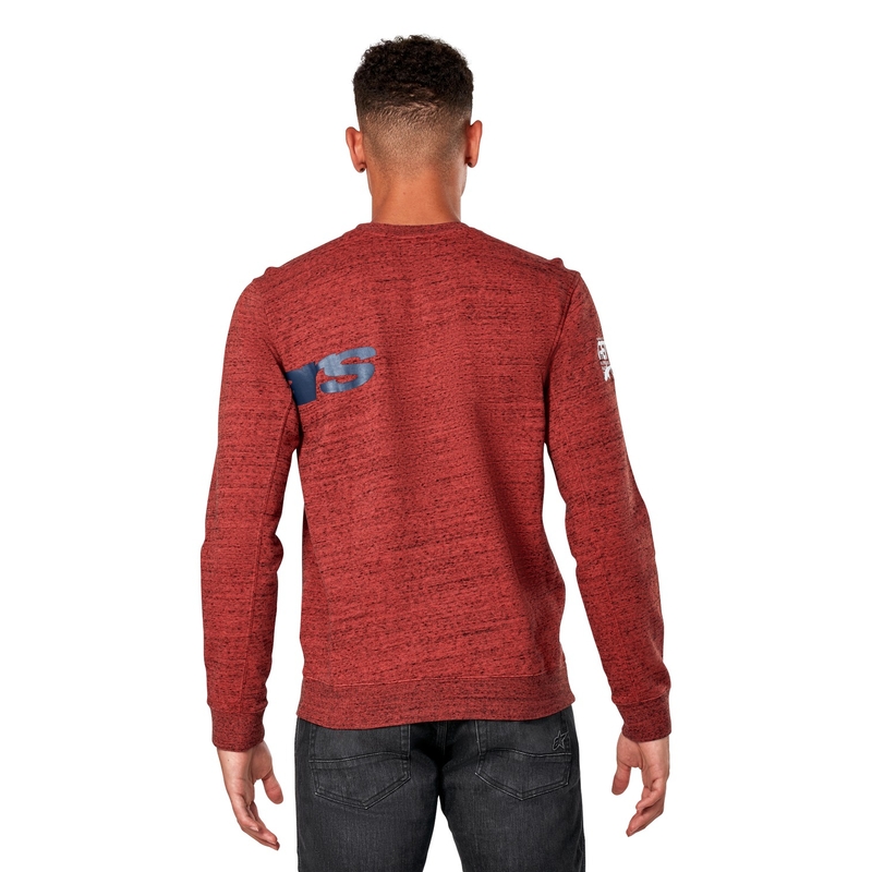Alpinestars Episode Crew Fleece pulóver sötétpiros