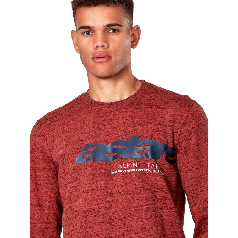 Alpinestars Episode Crew Fleece pulóver sötétpiros