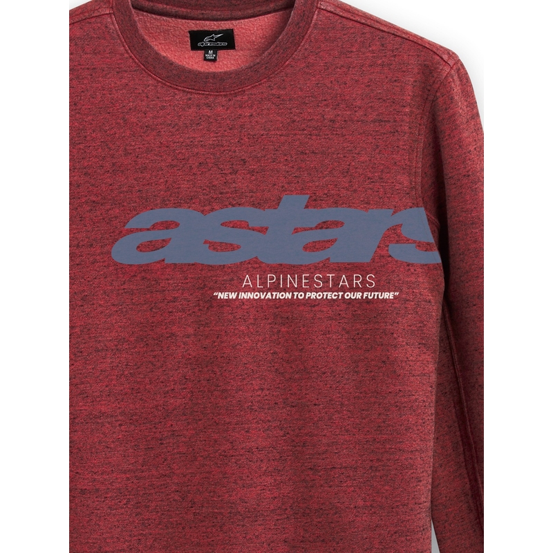Alpinestars Episode Crew Fleece pulóver sötétpiros