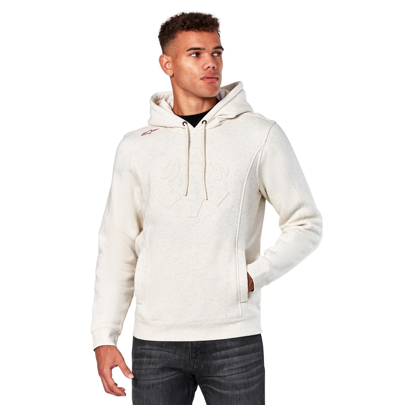 Alpinestars Substratus Hoodie kapucnis pulóver világosszürke