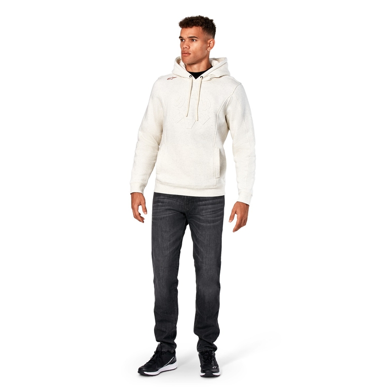 Alpinestars Substratus Hoodie kapucnis pulóver világosszürke