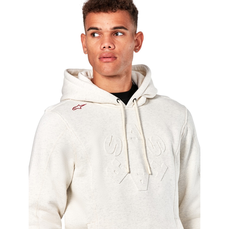 Alpinestars Substratus Hoodie kapucnis pulóver világosszürke