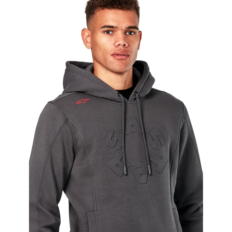 Alpinestars Substratus Hoodie kapucnis pulóver szürke