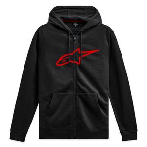 Alpinestars Ageless Zip Hoodie 3 pulóver fekete-piros