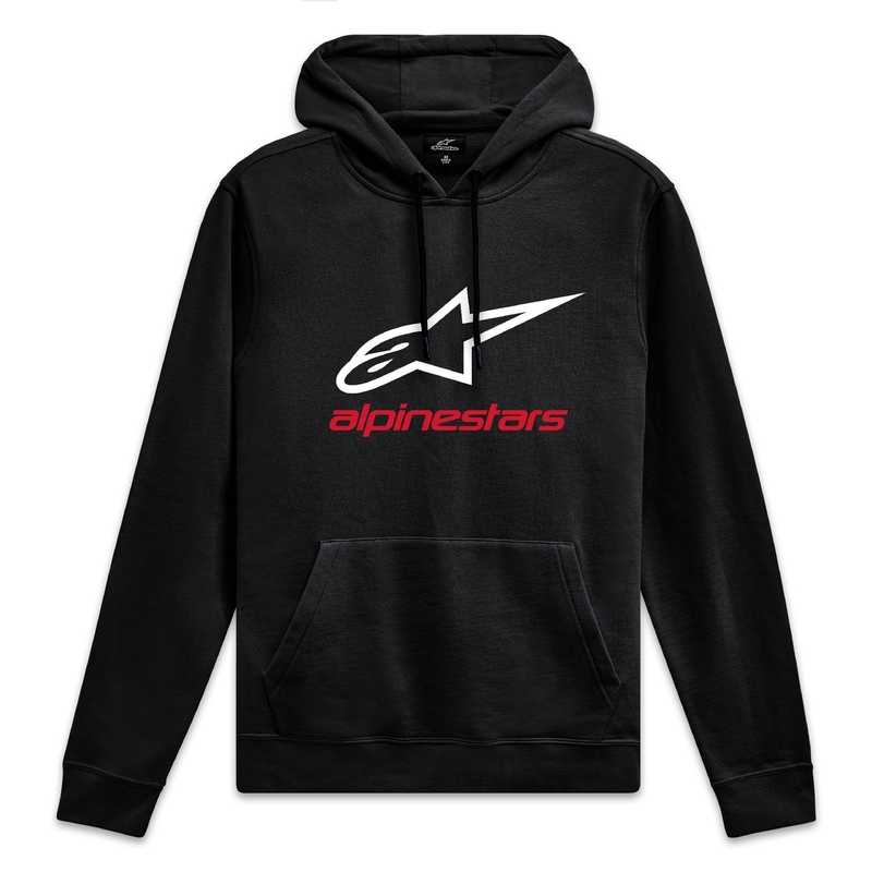 Alpinestars Always Hoodie 3 pulóver fekete-fehér-piros