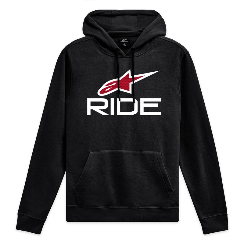 Alpinestars Ride Hoodie 4 pulóver fekete-fehér-piros