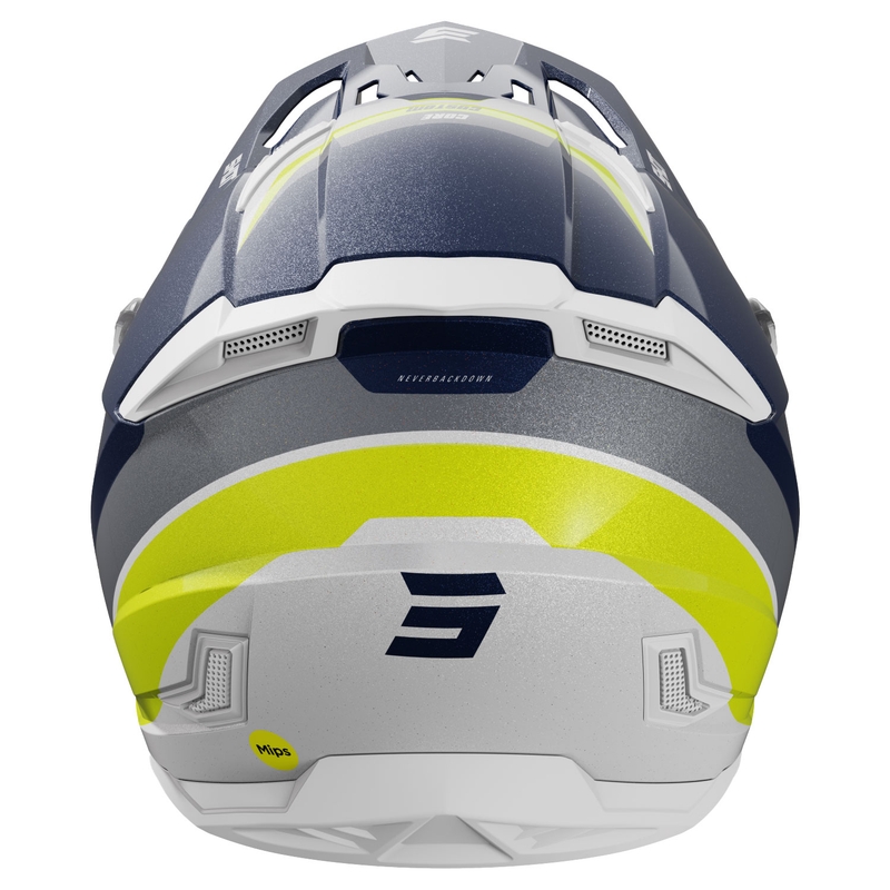 Shot Core Custom motokrossz sisak kék-gyöngyház