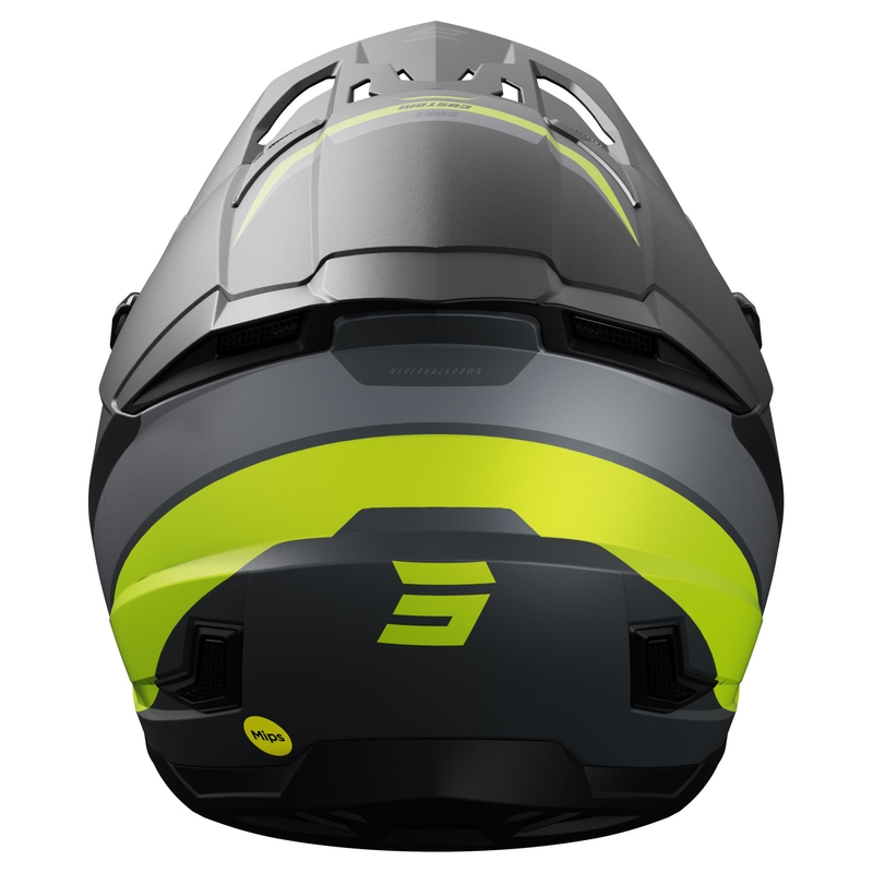 Shot Core Custom motokrossz sisak fekete-fluo sárga