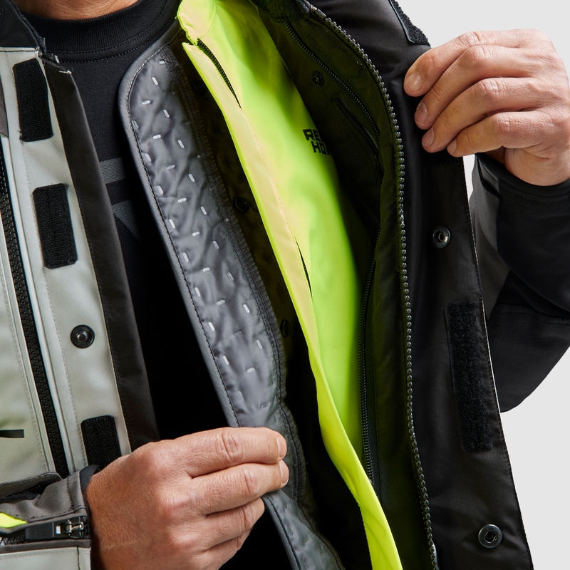 Rebelhorn In & Out HydraShield PRO vízálló kabát fluo sárga