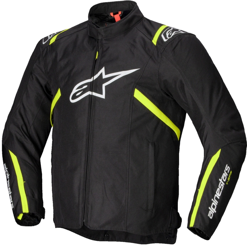 Alpinestars T-SPS 2 Waterproof motoros kabát fekete-fehér-fluo sárga